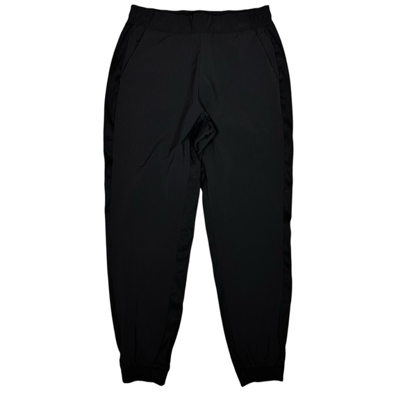 ATHLETA TEXTURED BROOKLYN JOGGER 8 Black Wrinkle Resistant Travel Quick Dry. - Picture 2 of 14